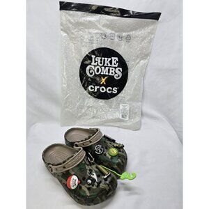 Luke Combs X Crocs Mens 4/ Womens 6 Classic Clog Bootlegger Camo- NEW